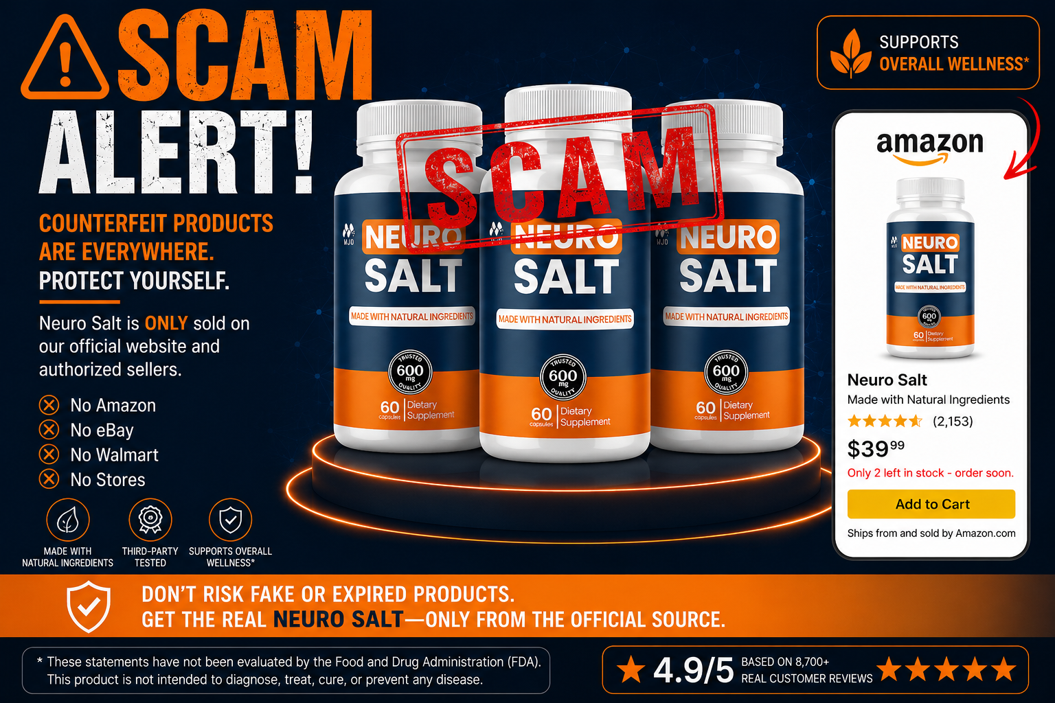 Neuro Salt scam alert warning